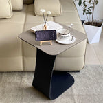 Stylish Synthetic Leather Tea Table - Modern Design for Living Room & Office Usage hakt-5146