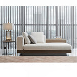 Stylish Synthetic Leather and Stainless Steel Tea Table – Modern Minimalist Round Side Table for Living Room Décor hakt-5147