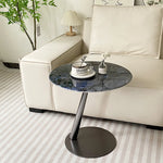 Stylish Stainless Steel & Tempered Glass Tea Table - Modern Accent for Living Room & Home Décor hakt-5150