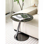 Stylish Stainless Steel & Tempered Glass Tea Table - Modern Accent for Living Room & Home Décor hakt-5150