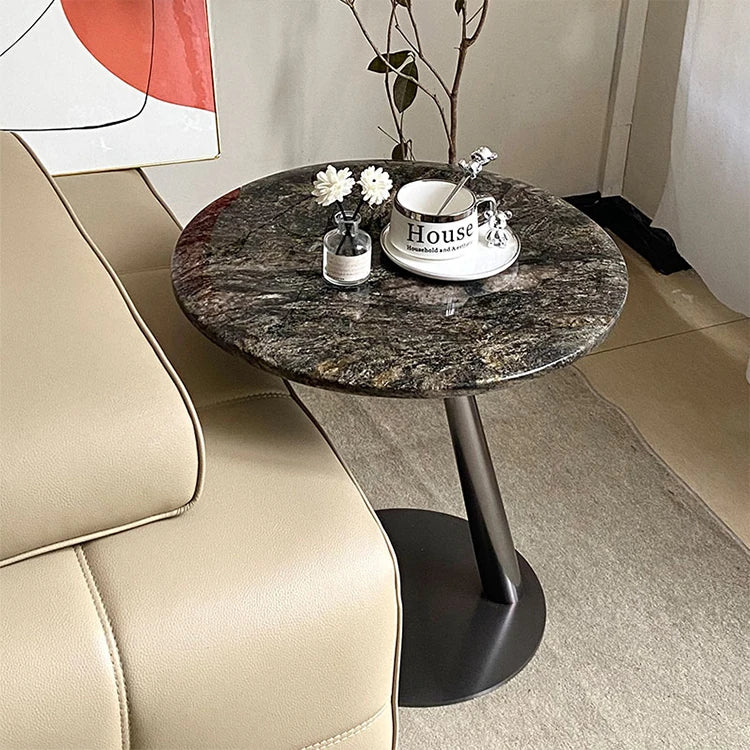 Stylish Stainless Steel & Tempered Glass Tea Table - Modern Accent for Living Room & Home Décor hakt-5150