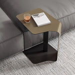 Stylish Synthetic Leather Tea Table - Modern Design for Living Room & Office Decor hakt-5151