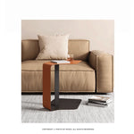 Stylish Synthetic Leather Tea Table - Modern Design for Living Room & Office Decor hakt-5151