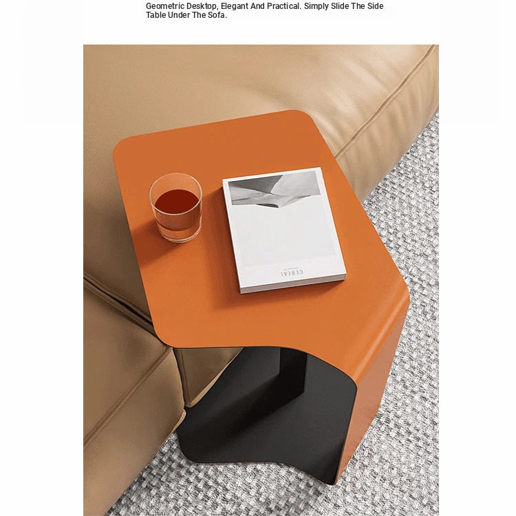 Stylish Synthetic Leather Tea Table - Modern Design for Living Room & Office Decor hakt-5151