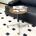 **Stylish Multi-Layer Board Aluminum Alloy Tea Table with Rolling Casters - Modern Home Decor** hakt-5154