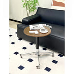 **Stylish Multi-Layer Board Aluminum Alloy Tea Table with Rolling Casters - Modern Home Decor** hakt-5154