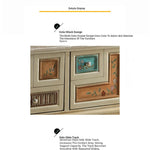 Elegant Oak Stool with Tufted Cushion – Stylish Storage Solution for Any Room halmh-5295