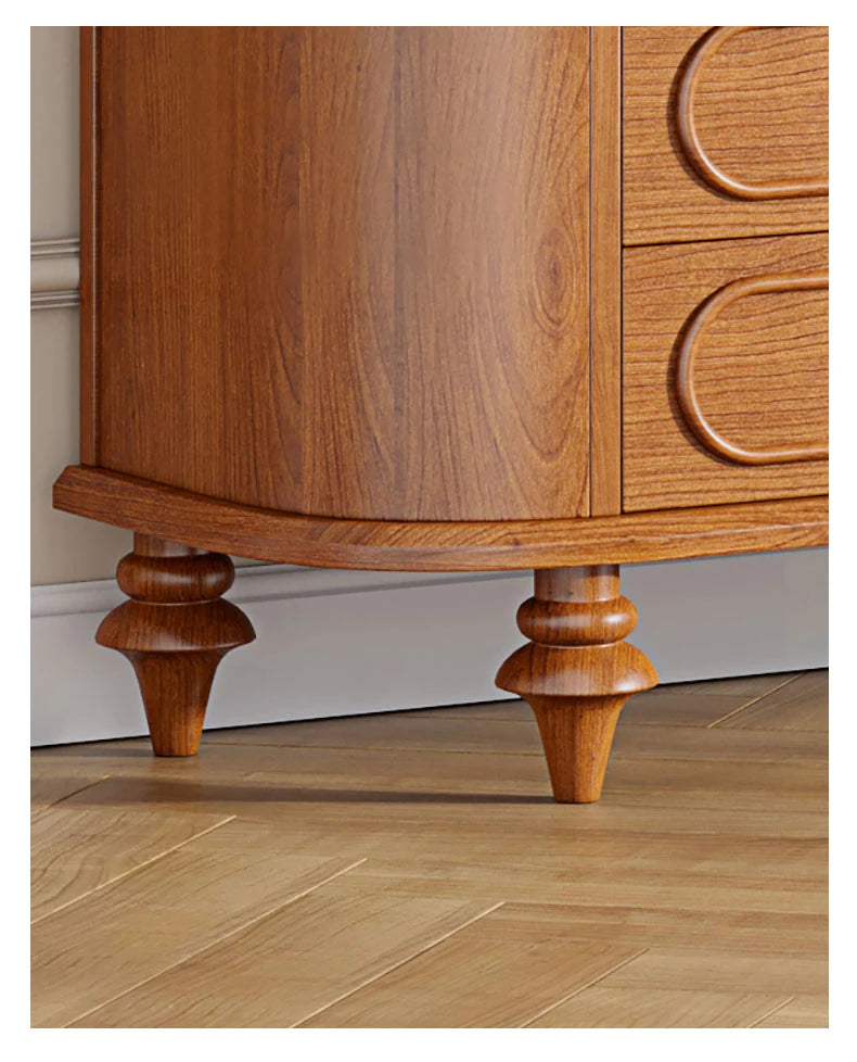 Elegant Solid Wood TV Stand with Glass Doors - Stylish Multi-Layer Storage Unit for Living Room Decor halmh-5301