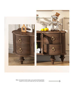 Elegant Solid Wood TV Stand with Glass Doors - Modern Multi-Layer Design for Stylish Living Rooms halmh-5302