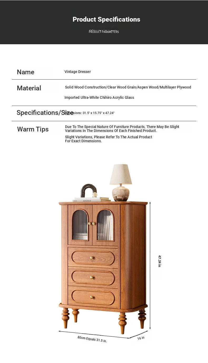 Stylish Solid Wood Entryway Cabinet with Glass Doors and Elegant Design – Perfect Storage Solution for Your Home halmh-5307