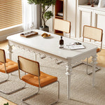 Elegant Solid Wood Dining Table with Multi-Layer Board - Perfect for Modern Home Decor halmh-5318