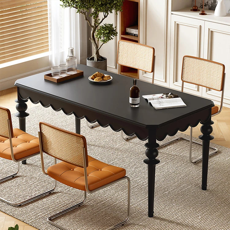 Elegant Solid Wood Dining Table with Multi-Layer Board - Perfect for Modern Home Decor halmh-5318
