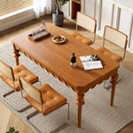 Elegant Solid Wood Dining Table with Multi-Layer Board - Perfect for Modern Home Decor halmh-5318