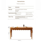 Elegant Solid Wood Dining Table with Multi-Layer Board - Perfect for Modern Home Decor halmh-5318