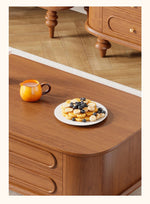 Elegant Solid Wood Coffee Table with Multi-Layer Design and Storage Drawers - Perfect for Living Room Decor halmh-5320