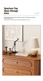 Elegant Solid Wood Nightstand with Multi-Layer Board Design – Stylish Storage Solution for Any Bedroom halmh-5326