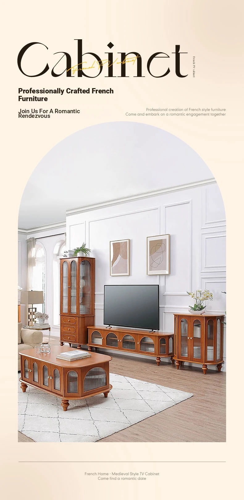 Elegant Solid Wood Cabinet with 6 Drawers – Stylish Storage Solution for Your Home halmh-5327