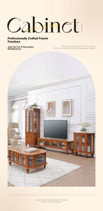 Elegant Solid Wood Cabinet with 6 Drawers – Stylish Storage Solution for Your Home halmh-5327