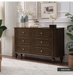Elegant Solid Wood Cabinet with 6 Drawers – Stylish Storage Solution for Your Home halmh-5327