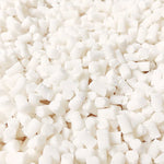 Stylish White Sofa with Light Brown, Green, Yellow, and Black Accents - Pine Wood Frame and Faux Leather Upholstery hatx-1026