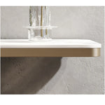 Modern Stainless Ceramic Sintered Stone Cabinet with Artistic Design hbs-4422