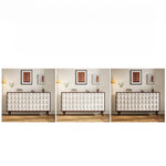 Modern Solid Wood Cabinet with Quilted Design – Elegant Storage Solution for Your Home hbs-4434