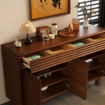 Stylish Solid Wood Cabinet with Modern Design for Living Room Storage hbs-4437