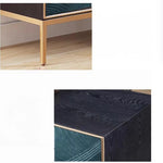 Stylish Multi-Layer Board Cabinet with Textured Design for Modern Living Spaces hbs-4440