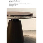 Sleek and Modern Dining Table with Sintered Stone Top and Stylish Synthetic Leather Base - Perfect for Any Dining Room! hbso-3009