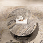 Elegant Oval Sintered Stone Coffee Table – Modern Luxury for Your Living Room hbso-3010