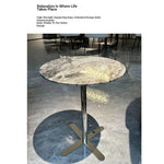 Stylish Sintered Stone Coffee Table with Stainless Steel Base - Elegant Multi-Layer Design for Modern Living Rooms hbso-3016