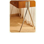 Stylish Dual-Purpose Cherry Wood Makeup Table & Nightstand with Sleek Design hby-4599