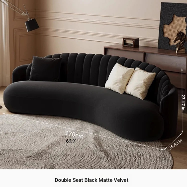 Elegant Solid Wood & PVC Sofa – Modern Chic Design for Your Living Room Comfort hch-3073