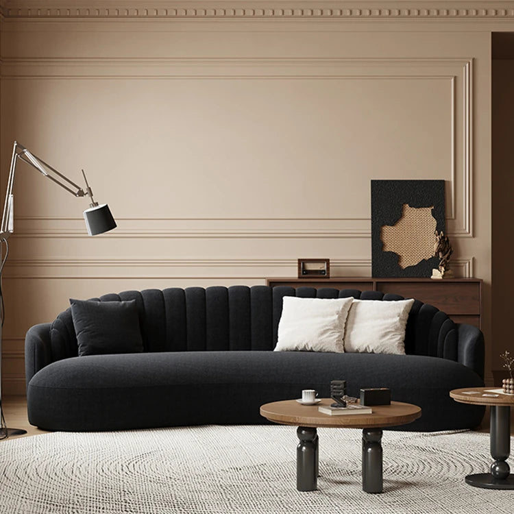 Elegant Solid Wood & PVC Sofa – Modern Chic Design for Your Living Room Comfort hch-3073