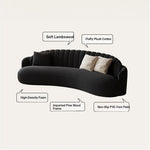 Elegant Solid Wood & PVC Sofa – Modern Chic Design for Your Living Room Comfort hch-3073