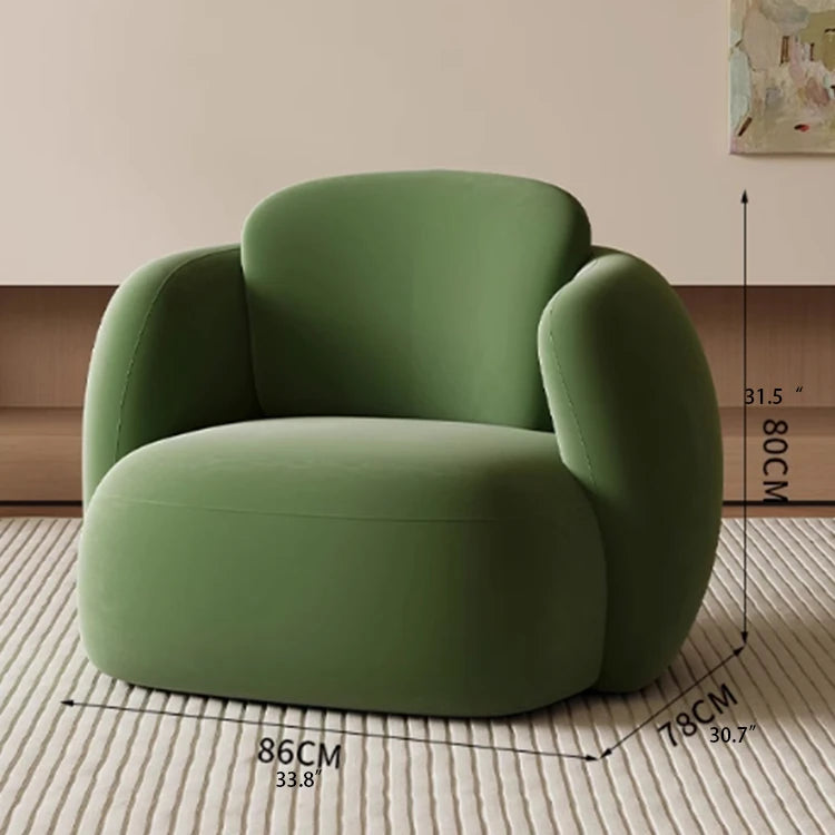 Modern Curved Sofa - Stylish Upholstered Couch for Cozy Living Rooms hch-3074