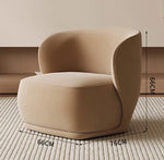 Modern Curved Sofa - Stylish Upholstered Couch for Cozy Living Rooms hch-3074