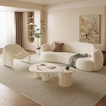 Modern Curved Sofa - Stylish Upholstered Couch for Cozy Living Rooms hch-3074