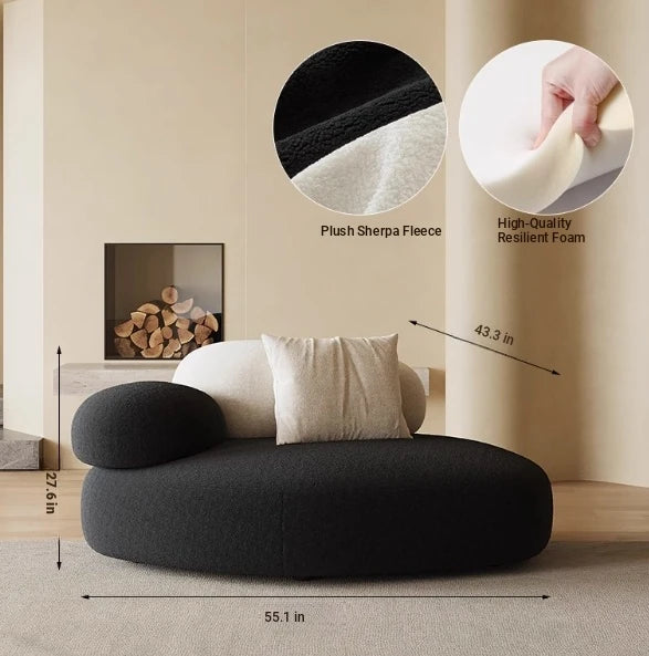 Modern Cashmere Sofa Set - Cozy & Stylish Living Room Furniture for Chic Interiors hch-3075