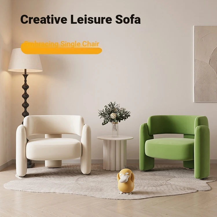 Modern Solid Wood Chair Set in Stylish Green and Cream for Chic Home Decor hch-3078