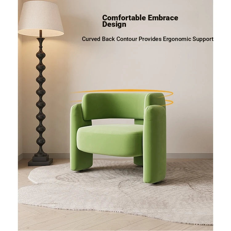 Modern Solid Wood Chair Set in Stylish Green and Cream for Chic Home Decor hch-3078