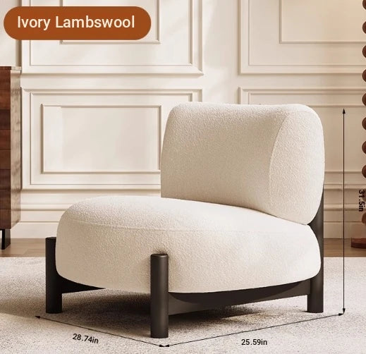 Luxurious Cashmere Accent Chair - Modern Design for Stylish Living Rooms hch-3084