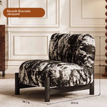 Luxurious Cashmere Accent Chair - Modern Design for Stylish Living Rooms hch-3084