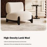 Luxurious Cashmere Accent Chair - Modern Design for Stylish Living Rooms hch-3084