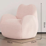 Cozy Cashmere Armchair - Modern Sleek Design for Living Room Comfort hch-3086