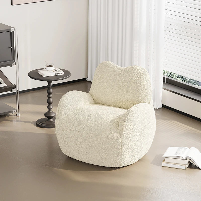 Cozy Cashmere Armchair - Modern Sleek Design for Living Room Comfort hch-3086