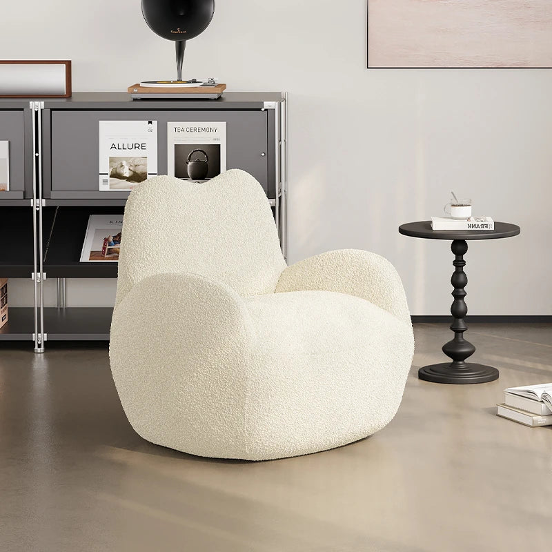 Cozy Cashmere Armchair - Modern Sleek Design for Living Room Comfort hch-3086