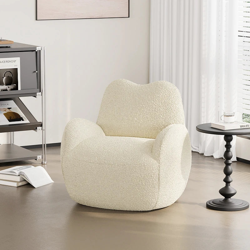 Cozy Cashmere Armchair - Modern Sleek Design for Living Room Comfort hch-3086