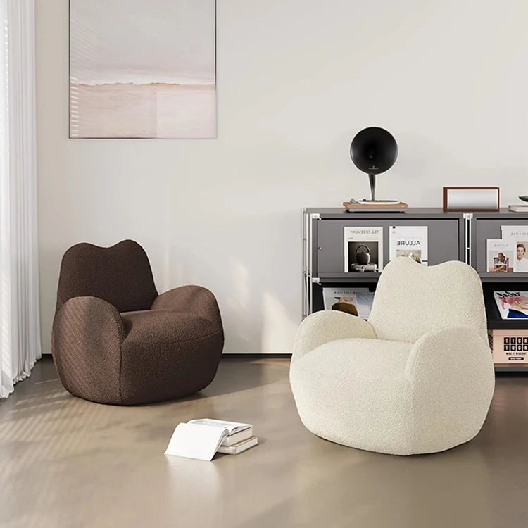 Cozy Cashmere Armchair - Modern Sleek Design for Living Room Comfort hch-3086