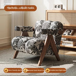 Stylish Leathaire Armchair with Solid Wood Frame - Modern Lounge Furniture for Your Home hch-3089